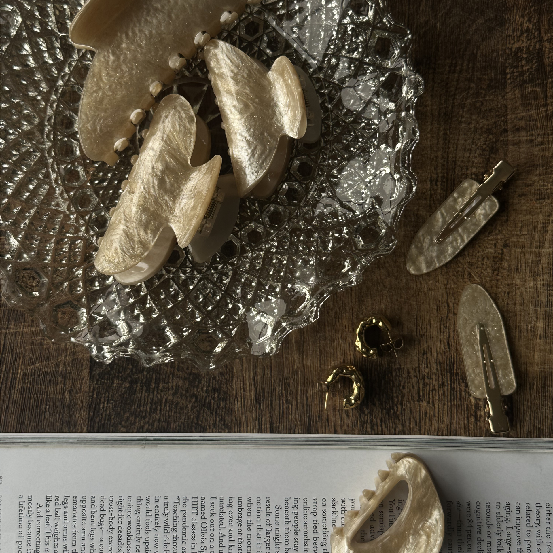 Creaseless Clip Champagne	