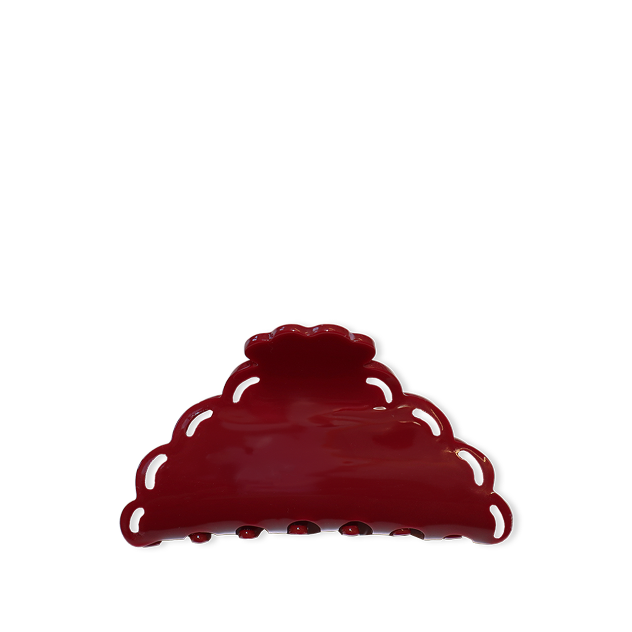 Hair Clip Burgundy Large